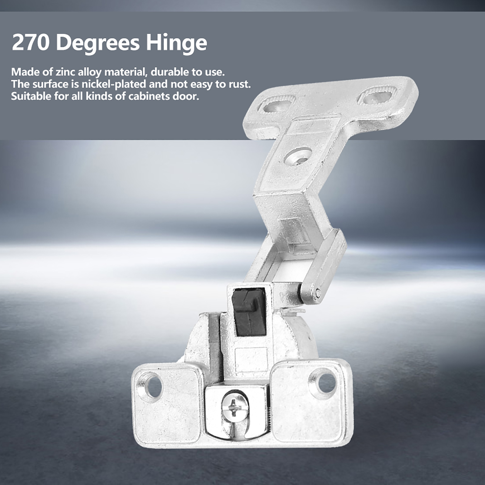 Furniture Hardware Hinges - 270 Degrees Zinc Alloy Furniture Door
