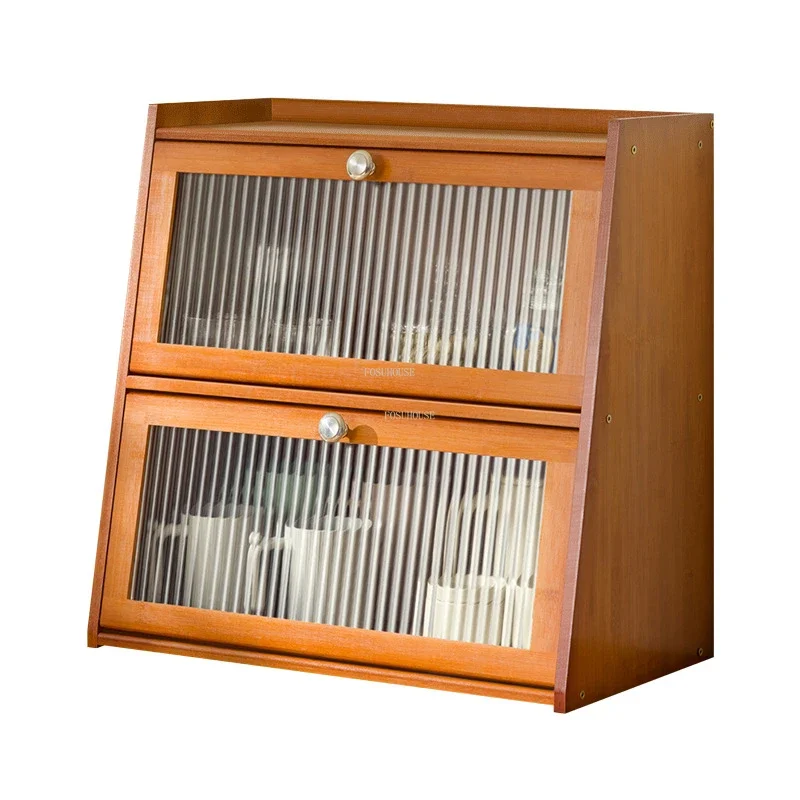 Z. A. Furniture - #Retro Kitchen Cabinets Desktop Storage Cabinet