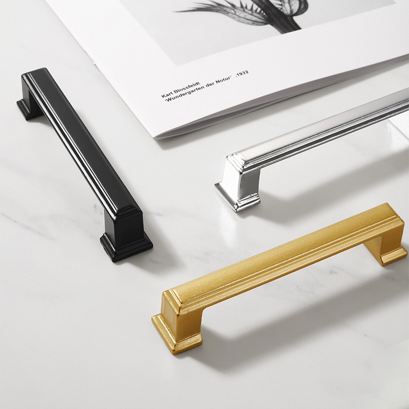 Z. A. Furniture - Modern minimalist arched furniture handles, drawers,