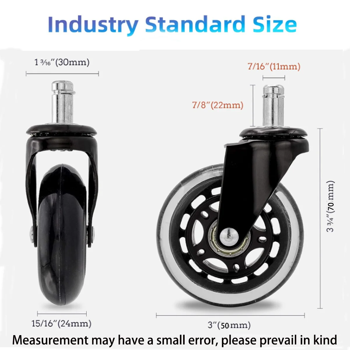 5PCS Office Chair Caster Wheel - đánh giá và giá Furniture Hardware Replacement