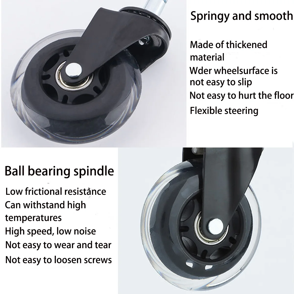 5PCS Office Chair Caster Wheel - đánh giá và giá Furniture Hardware Replacement