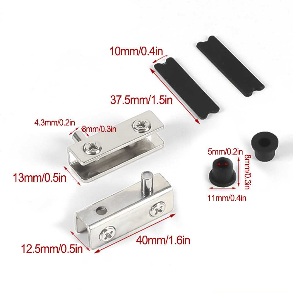 Glass Door Pivot Hinges Cupboa - đánh giá và giá Furniture Hardware Hinges