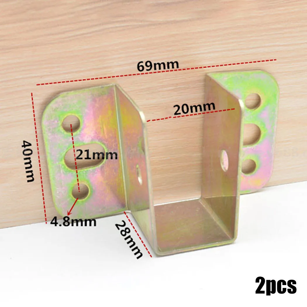 2pcs U Shaped Metal Bed Bracke - đánh giá và giá Furniture Hardware Hinges
