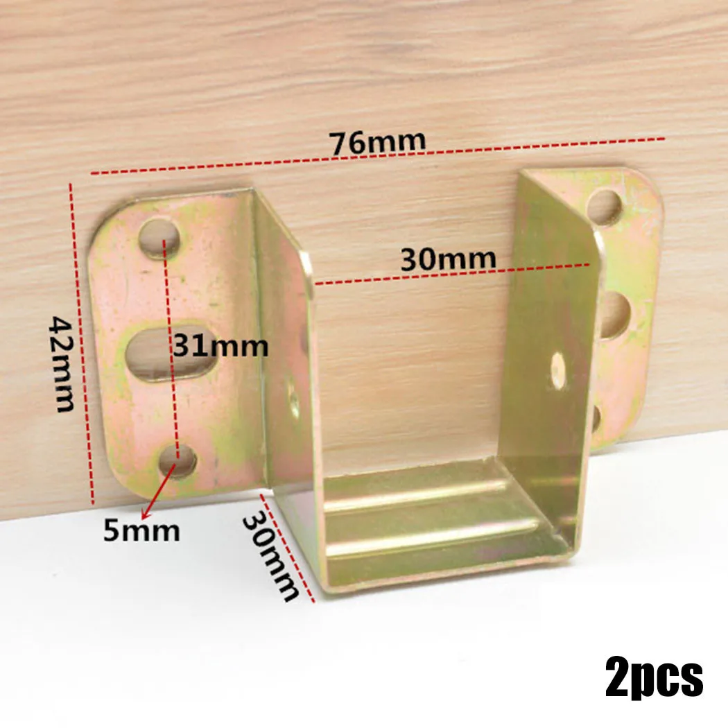 2pcs U Shaped Metal Bed Bracke - đánh giá và giá Furniture Hardware Hinges