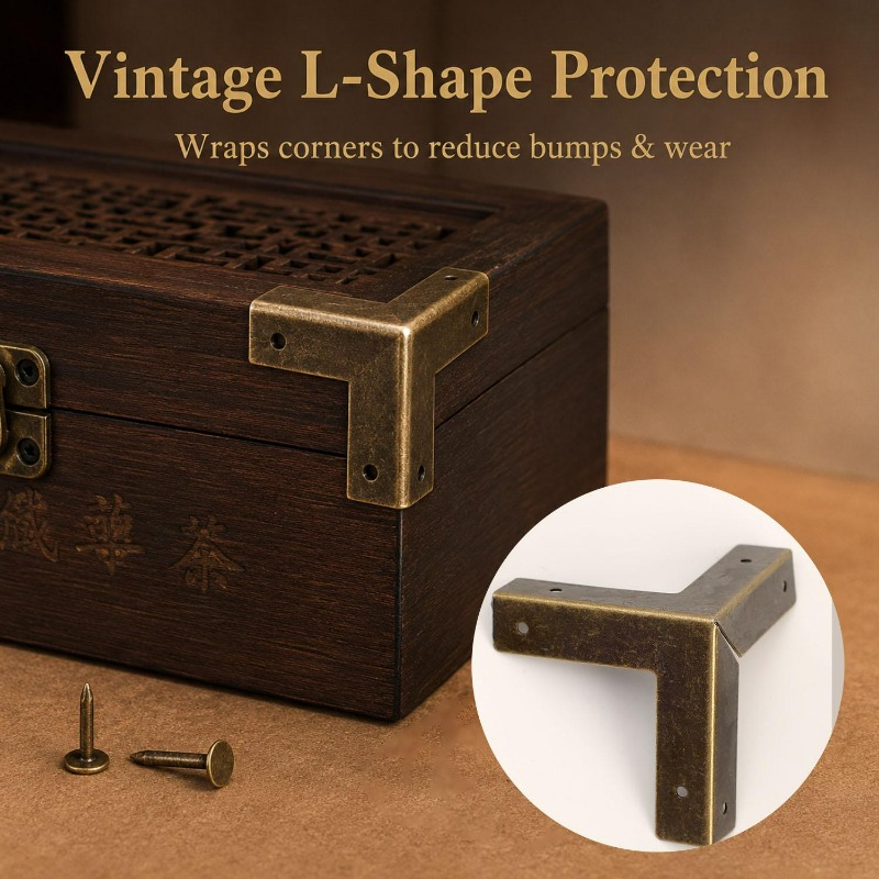 4/16set Antique Bronze Corner  - đánh giá và giá Furniture Hardware Covers
