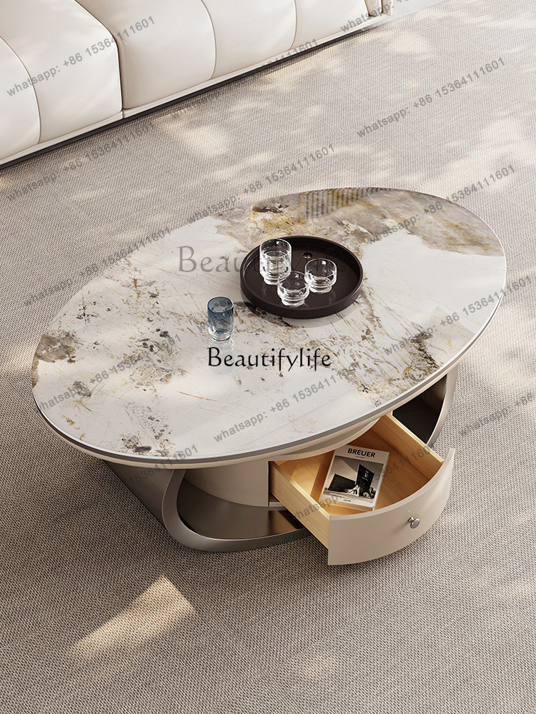z.Light luxury rock slab oval  - đánh giá và giá Z. A. Furniture