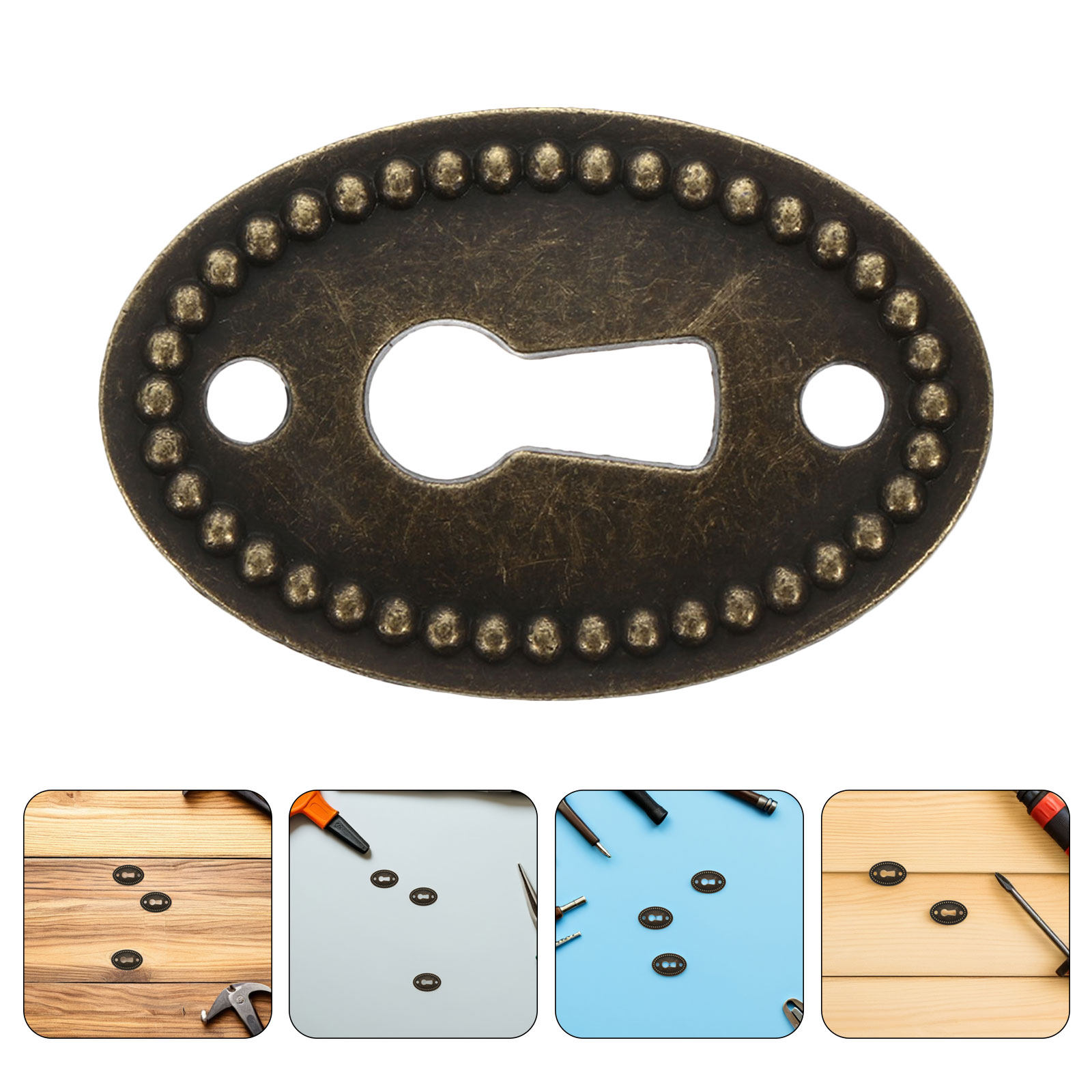 16Pcs Vintage Zinc Alloy Oval  - đánh giá và giá Furniture Hardware Covers