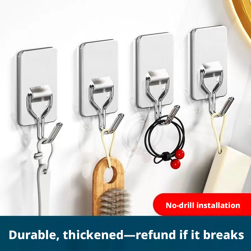 Adhesive Wall Hooks Stainless  - đánh giá và giá Furniture And Kitchen Hardware Fitting