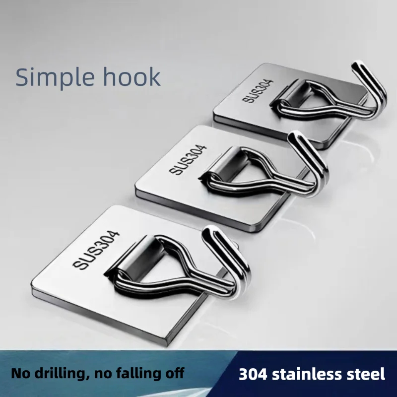 Adhesive Wall Hooks Stainless  - đánh giá và giá Furniture And Kitchen Hardware Fitting