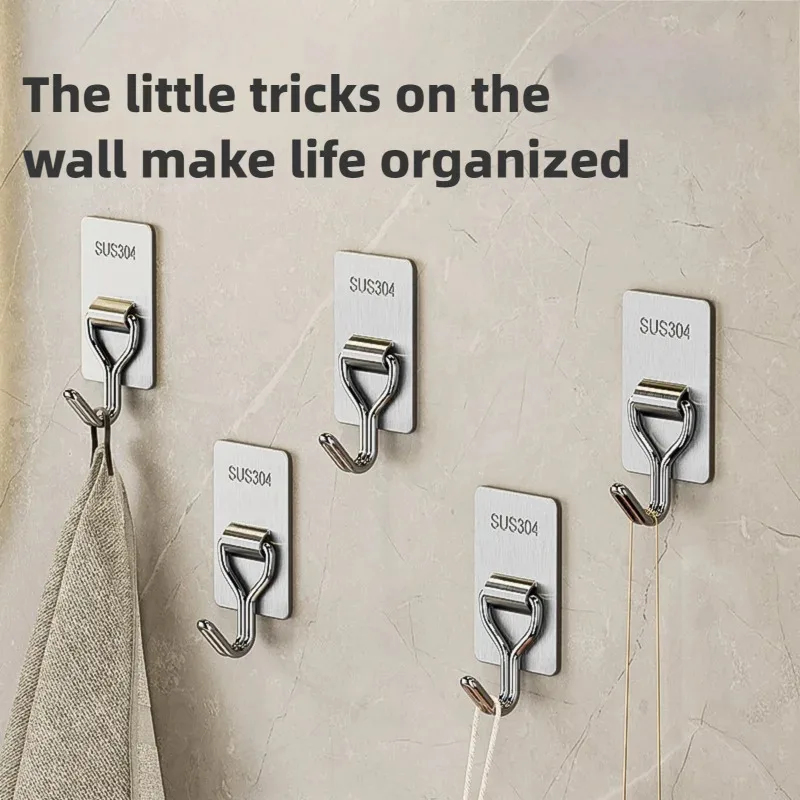 Adhesive Wall Hooks Stainless  - đánh giá và giá Furniture And Kitchen Hardware Fitting
