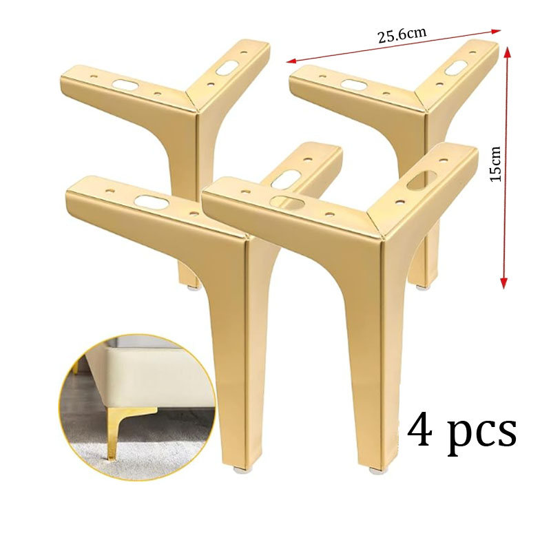 4Pcs Modern Triangle Metal Sof - đánh giá và giá Furniture Hardware Replacement